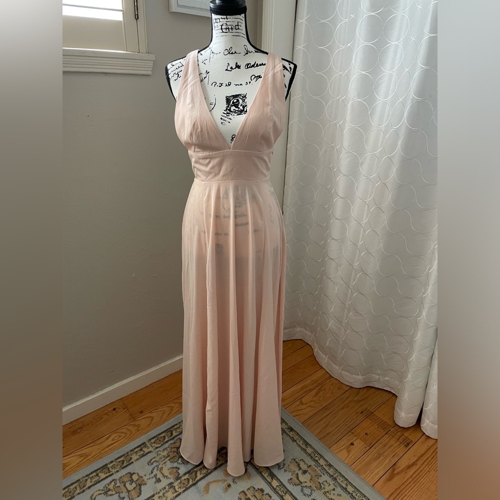 Soft Pink Long Dress